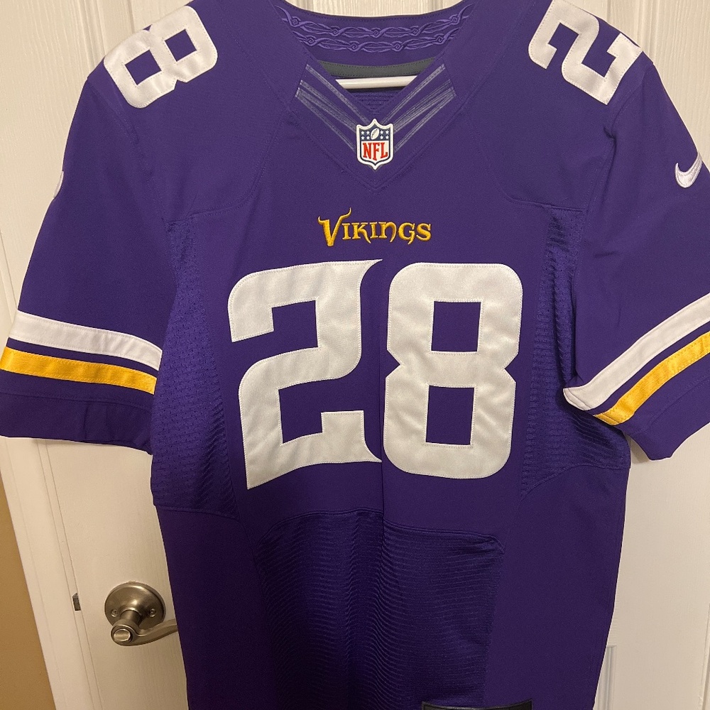 Adrian Peterson On Field Jersey